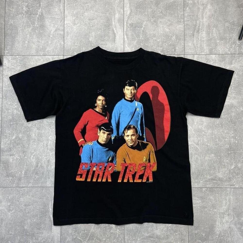 Black Star Trek Crew Tee Size L